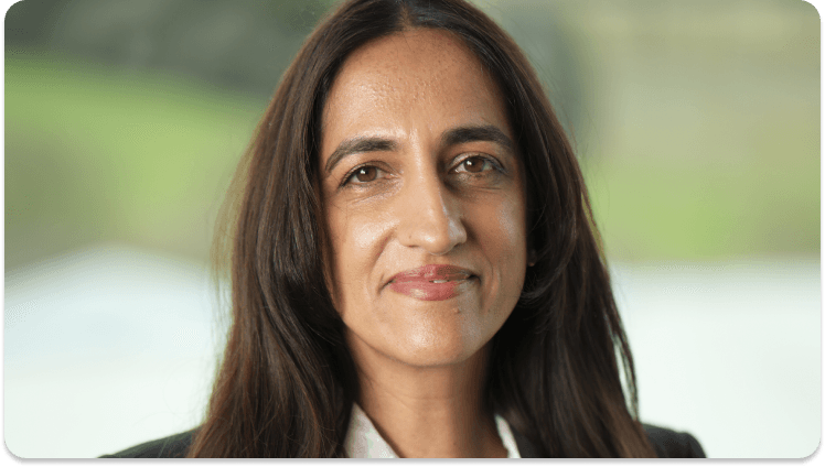 A headshot of Shazadi Stinton, Chief Trust Officer at Trustpilot